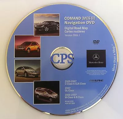 2007 Mercedes ML Class C-Class R-Class GL-Class Navigation DVD Map U.S / Canada • $74.88