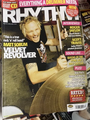 £0.99 • Buy Rhythm Magazine April 2005 , Velvet Revolver , Roger Taylor, No Cd