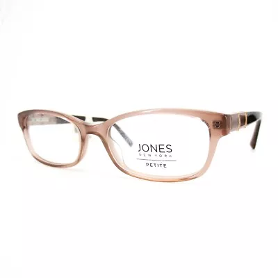 Jones Petite New York Eyeglasses Frames J243 Clear Brown 49-16-135 • $59.99