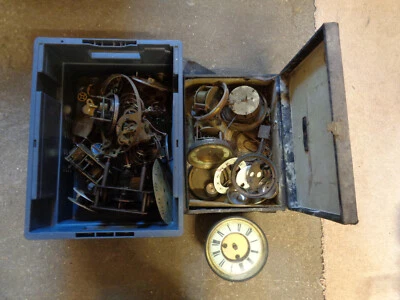 $48.92 • Buy Vintage Clock Parts/Movements Job Lot