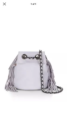 Rebecca Minkoff Lilac Leather Bucket Purse Handbag • $58