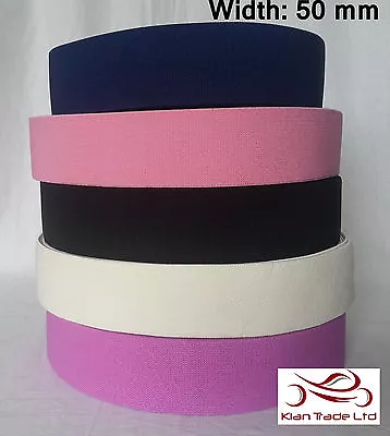 £5.49 • Buy 2  (50mm Wide) NURSE BELT MAKING ELASTIC WEBBING Make Your Own. All Colours