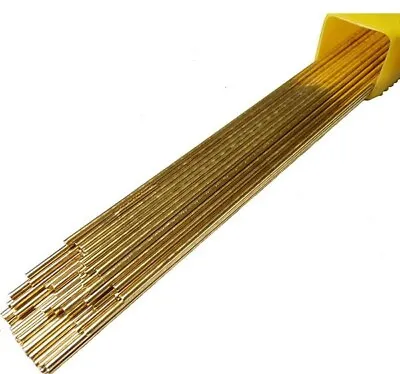 £8.95 • Buy 10 X 2.4mm SIFBRONZE No1 BRAZING RODS GENERAL PURPOSE JOINS COPPER STEEL Etc