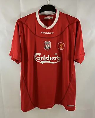 £99.99 • Buy Liverpool League Cup Final 2003 Home Football Shirt 2002/04 (L) Reebok B813