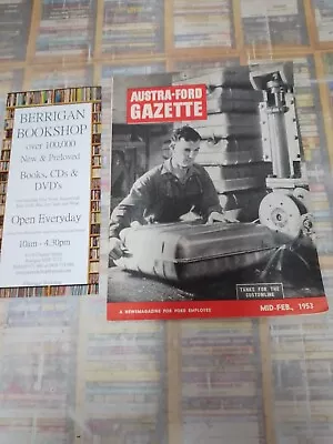 Austra-Ford Gazette - A Magazine Ford Employees (Mid-Feb 1953) Tanks Customline • $69.50