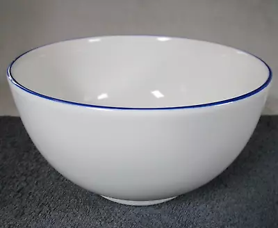 Lovely Vintage Deep Porcelain Ceramic White Glazed Dish / Mixing Bowl 18cm Wide • £8.95