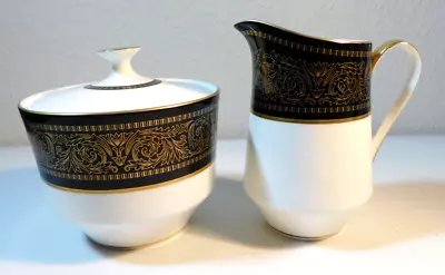 Mikasa  Mount Holyoke  Pattern 114 Creamer & Sugar Bowl W/lid Set • $19.99