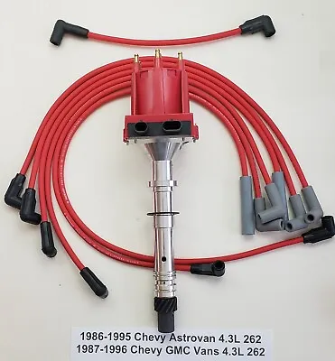 Chevy Gmc 4.3l 262 V6 1986-96 Efi Tpi Tbi Distributor + Plug Wires Vans Astrovan • $118.35