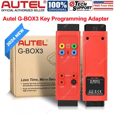 2024 Autel G-BOX3 BENZ BMW Key Programming Tool Key Lost Work With IM608 PRO II • $179