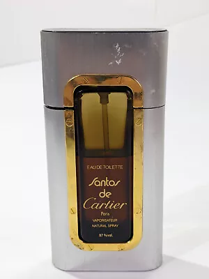 Vintage Original Santos De Cartier EDT Cologne Spray ~ 1.6 Fl Oz 50 Ml 50% Vol • $49.99