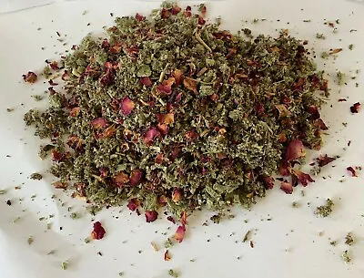 Mix Tea Infusion Raspberry Leaf / Dried Rose Petals / Damiana Premium Quality! • £2.99