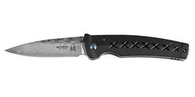 Mcusta Pocket Knife Fushion Black Damascus 33 Layers Stainless Steel MC-0161D • $180