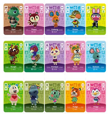 $14.75 • Buy NEW Animal Crossing Amiibo Card Series 1, 2, 3, 4 Mint Unscanned- Pick Your Card