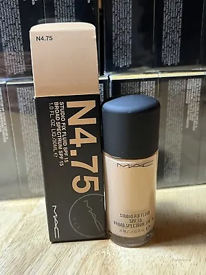 Mac Foundation Studio Fix Fluid Foundation  SPF 15 Shade -  N4.75 NEW • $22.75