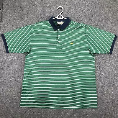 Masters Augusta National Mercerized Polo Golf Shirt Embroidered Men’s XL • $11.37