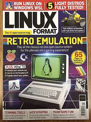 Linux Format Magazine Retro Emulation Run Linux O￼n Windows WSL Issue 295 • £16.06