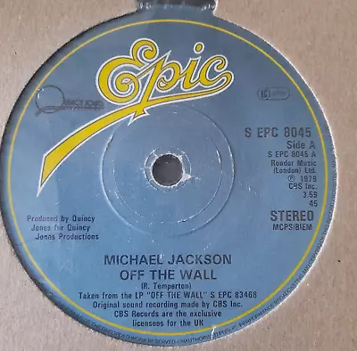 Michael Jackson  -  Off The Wall   -  UK   EPIC  -   70's Disco • £2.25