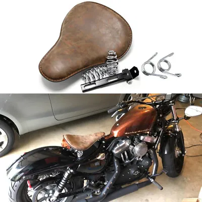 Motorcycle Bobber Chopper Solo Seat Spring For Harley Sportster XL 1200 883 48 • $58.99