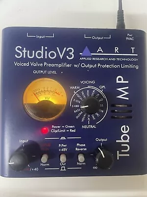 Art Tube MP Studio Microphone Amplifier Preamp AC Power Adapter Included  • $59