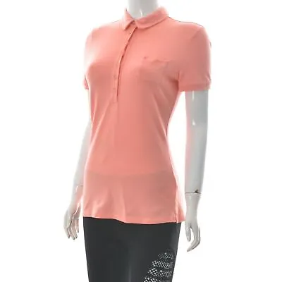 Marc O'Polo Women's Half Button 1-Pocket Pique Polo T-Shirt Short Sleeve Size M • £29.77