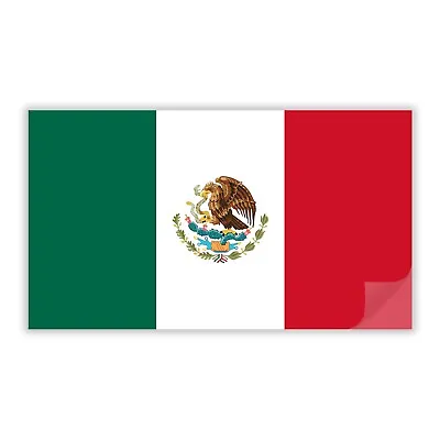 Mexico Mexican Flag Sticker Decal Stickers US Made Vinyl For Car Truck Laptop • $4.59