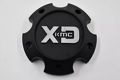 KMC XD Series Matte Black W/ Chrome Logo Wheel Center Cap Hub Cap 1079L145ASB1-H • $22