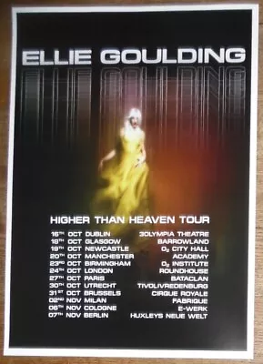 Ellie Goulding - Live Band Music Show 2023 Promotional Tour Concert Gig Poster • $7.45