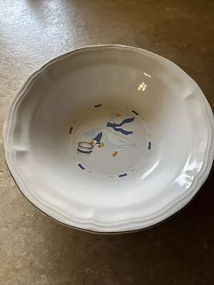 VTG Newcore Stoneware 1987 COUNTRYSIDE GEESE Ducks 9 1/2  Replacement Bowl • $5