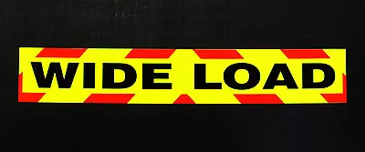 Wide Load Fluorescent Magnetic Warning Sign • £12.60