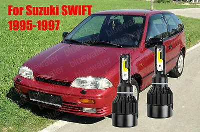 LED For SWIFT 1995-1997 Headlight Kit H4/9003 6000K White CREE Bulbs HI/Low Beam • $25.96