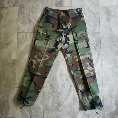 Army Marine Woodland CAMO Combat Military BDU Pants - MEDIUM Regular • $19.98