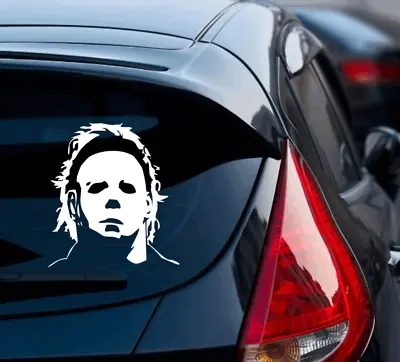 Michael Myers Mask Halloween Inspired Vinyl Decal Sticker • $4.75