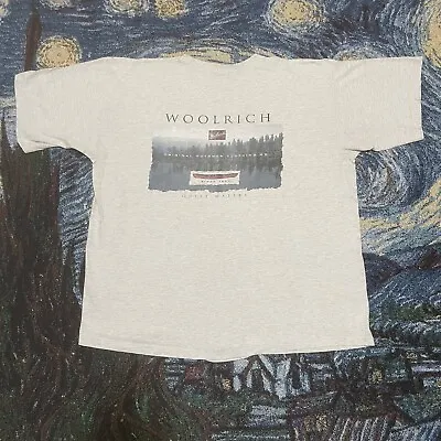 Vintage 90’s Made In USA Woolrich Tee • $25
