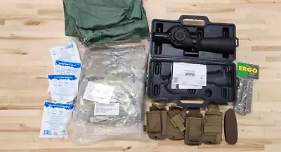 BULK LOT - MILITARY SURPLUS:  SEE DETAILS - Flight Crew Vest Spotting Scope Etc • $175