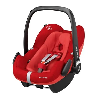 Maxi-Cosi Pebble Plus I-Size Car Seat Group 0+ From Birth - Nomad Red • £149.95