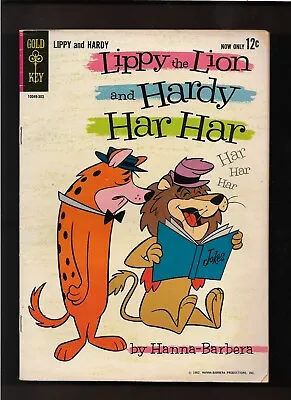 1962 1st ISSUE   LIPPY The LION & HARDY HAR HAR   GOLD KEY TV CARTOON COMIC BOOK • $49.99