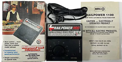 Railpower 1100 Powerpack For HO N Z Trains Input 120V AC Output 15 V DC 19V AC • $45