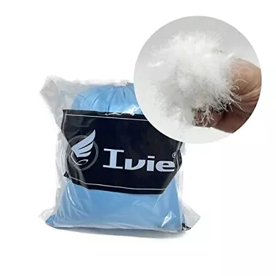 Ivie 1 Lb Natural 100% Goose Down Filling For Pillow Jacket Bulk Down 900 Fil... • $88.74