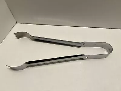 Vintage Ekco Chromium Plated 9.3/4” Ice Bar BBQ Fruit Serving Kitchen Tongs USA • $7.27