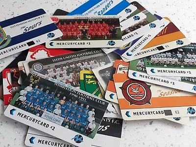 £5.99 • Buy Collection Of 1990s Mercurycard Phone Cards Rookie Football Airlines Pop Etc Lot