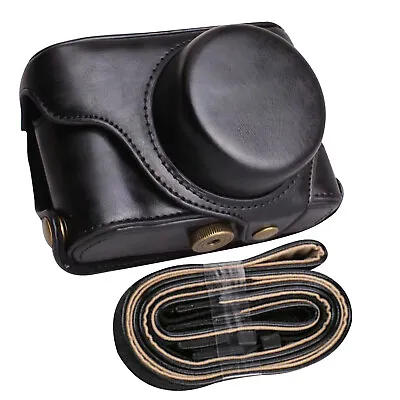 Camera Leather Strap Storage Case Bag For Fujifilm X100V X100F X100T X100S X100 • $17.51