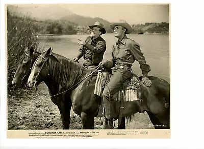 Vintage 8x10 Photo Randolph Scott In Coroner Creek 1948 Marguerite Chapman • $14.99