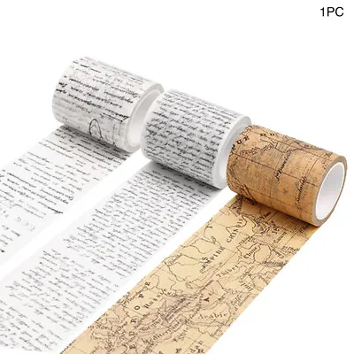 Vintage Style Craft For Journaling Gift Wrapping DIY Decoration Washi Tape • £7.03