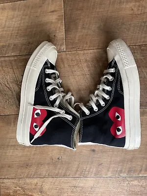 £55 • Buy UK 4 - Converse Chuck Taylor All Star High X Comme Des Garcons Play - No Og Box