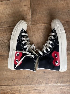 £55 • Buy UK 4 - Converse Chuck Taylor All Star High X Comme Des Garcons Play - No Og Box