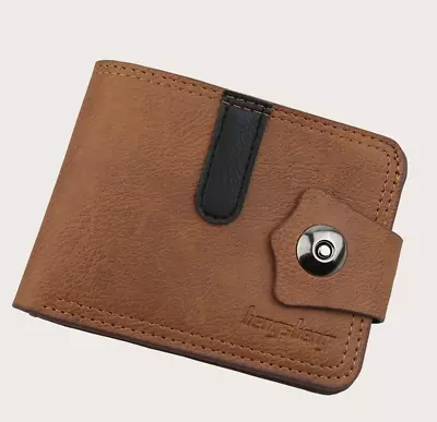 Men's Snap Button Fold Over Wallet • $25