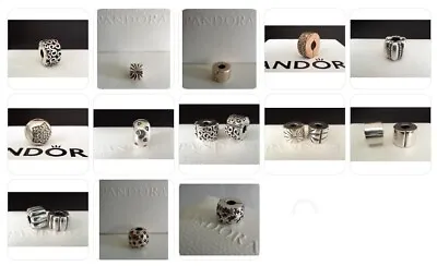 Pre-Loved Genuine Pandora Clip Charms (Each Sold Separately) • £12