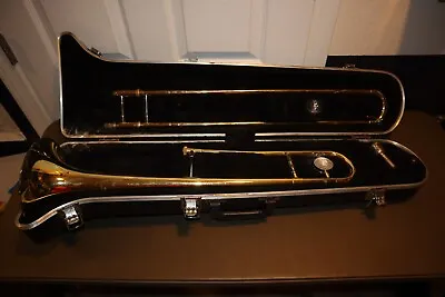 Vintage Yamaha Trombone - YSL-354 W/ Hard Case Student Beginner #114752A • $311.99