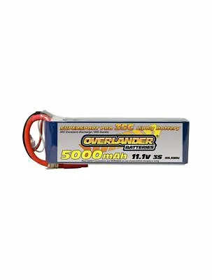 5000mAh 3S 11.1v 35C LiPo Battery Traxxas Overlander Supersport Pro • £62.99