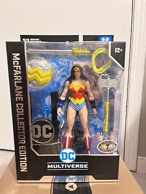 PLATINUM CHASE Mcfarlane Toys DC Collector's Edition Classic Wonder Woman • $71.78